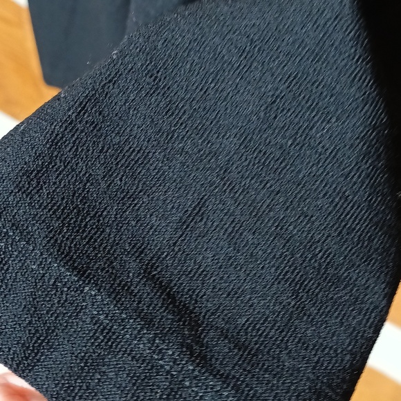 Eileen Fisher washable packable stretch crepe pull on pant black minimalist PM - Picture 5 of 8